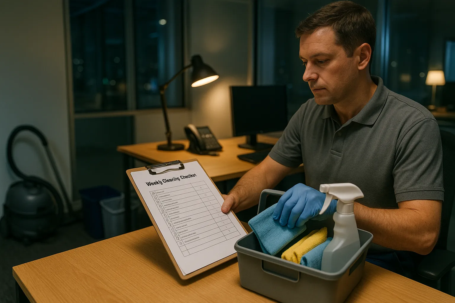What Weekly Cleaning Tasks Are Essential for Small Offices
